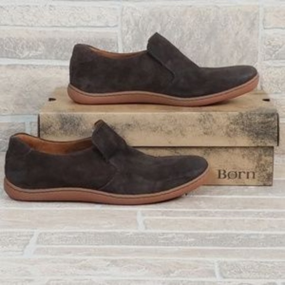 Born Other - Born 10 brown Galen slip-on suede